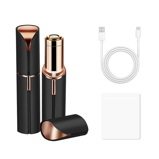 LANBENA Mini Depilador de Sobrancelha e Rosto – Design Discreto, Recarregável e Praticidade ZAFFIORA