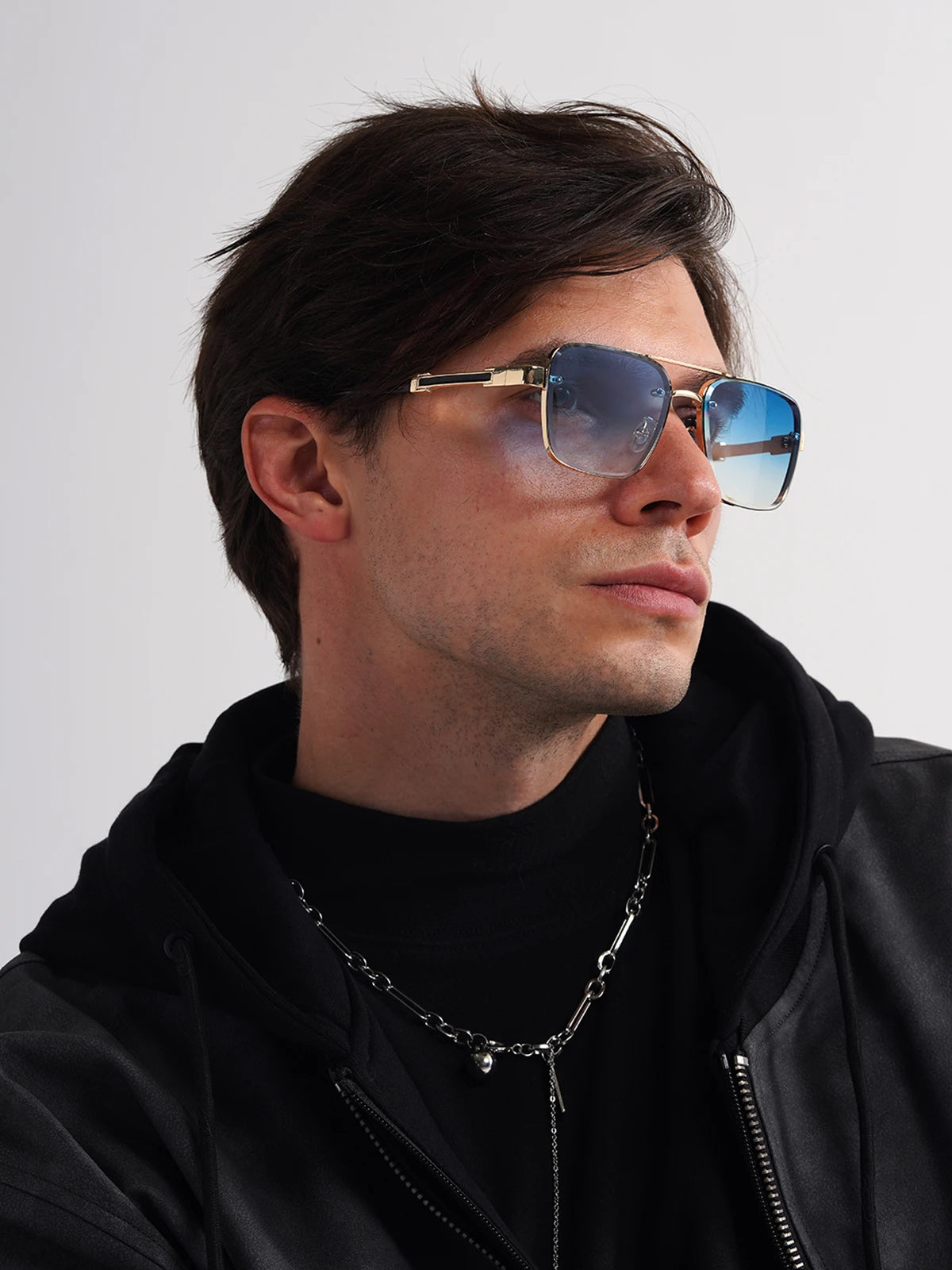 ZAFFIORA – Óculos de Sol Masculino Luxo & Proteção UV400