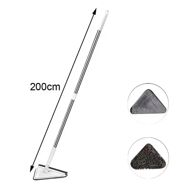 Mop Premium Triangular ZAFFIORA — Limpeza Eficiente com Design Sofisticado