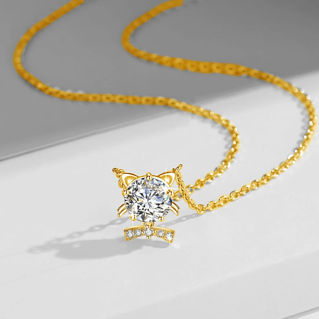 Colar ZAFFIORA Moissanite em Prata 925 com Certificação GRA – Joia Exclusiva com Design Delicado e Brilho Incomparável