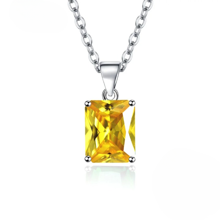 ZAFFIORA Pingente em Prata 925 com Zircônia Cúbica – Acessório Versátil e Elegante