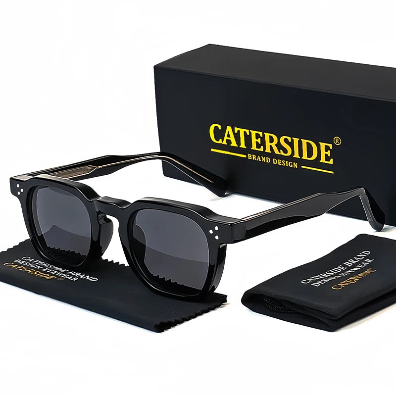 ZAFFIORA Óculos de Sol Masculino CATERSIDE Punk UV400 – Design Arrojado e Proteção Total