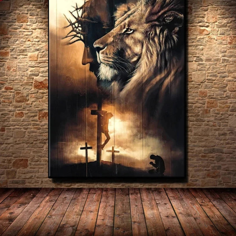 ZAFFIORA Pintura Diamante 5D – Arte Religiosa Personalizável para Sua Casa