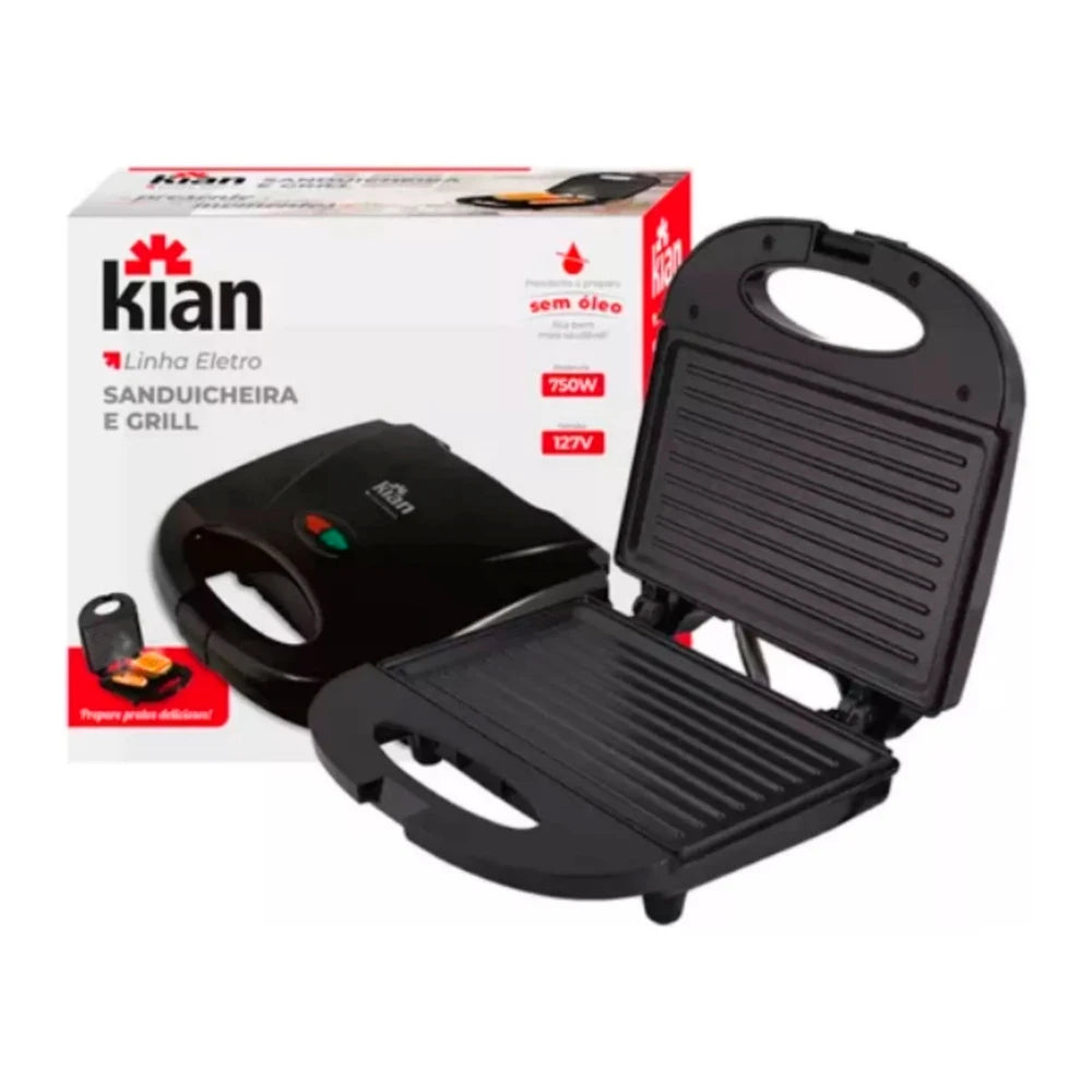 Grill Kian® 2 em 1 by ZAFFIORA — Praticidade e Elegância na Sua Cozinha