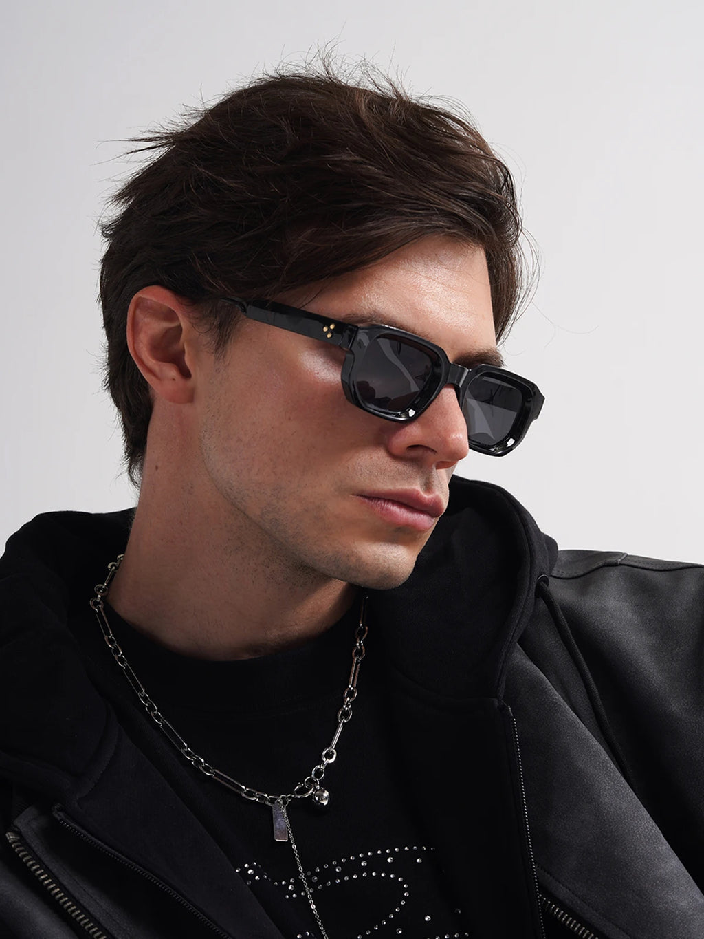 ZAFFIORA Óculos de Sol Masculino Ruiao 35100 – Retangular Premium | Lentes Degradê UV400