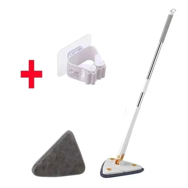 Mop Premium Triangular ZAFFIORA — Limpeza Eficiente com Design Sofisticado