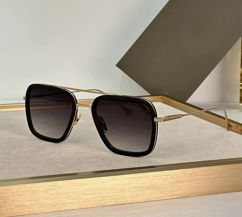 Óculos de Sol Quadrado Fabuvision Unissex por ZAFFIORA – Elegância e Conforto ao Sol