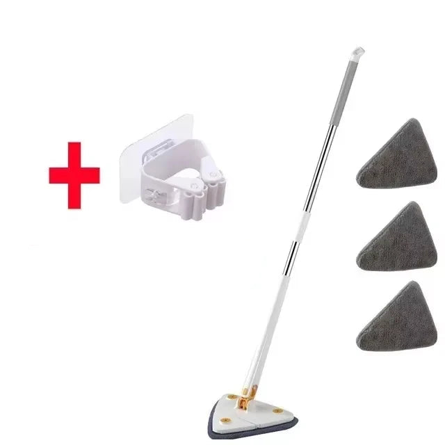 Mop Premium Triangular ZAFFIORA — Limpeza Eficiente com Design Sofisticado