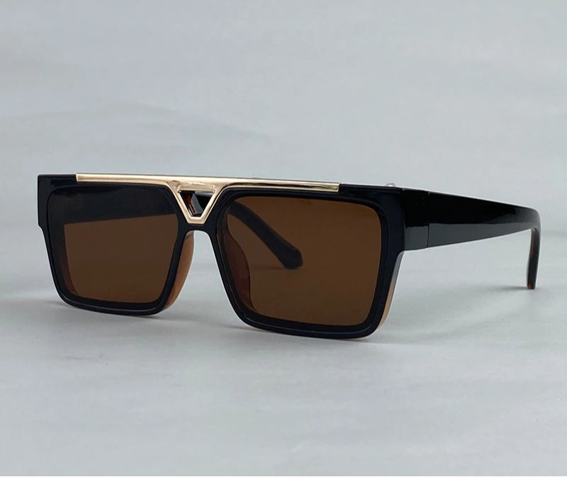 Óculos de Sol Masculino Steampunk Square – ZAFFIORA