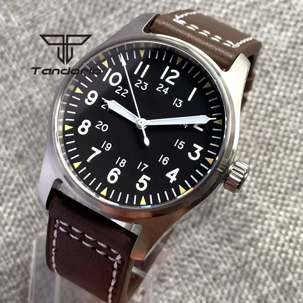 ZAFFIORA Tandorio 39mm – Relógio Automático Masculino com Movimento NH35A e Design Clássico