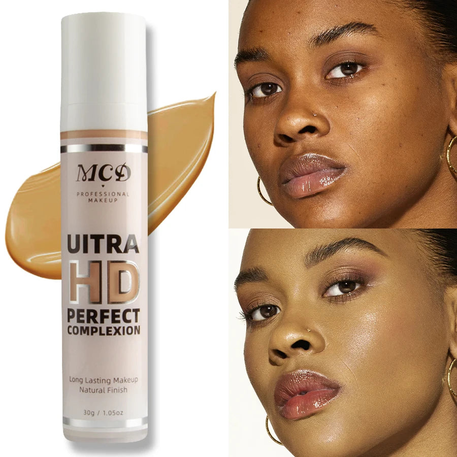 ZAFFIORA Base Líquida MCD M3035 – 9 Cores, Alta Fixação e Cobertura Natural