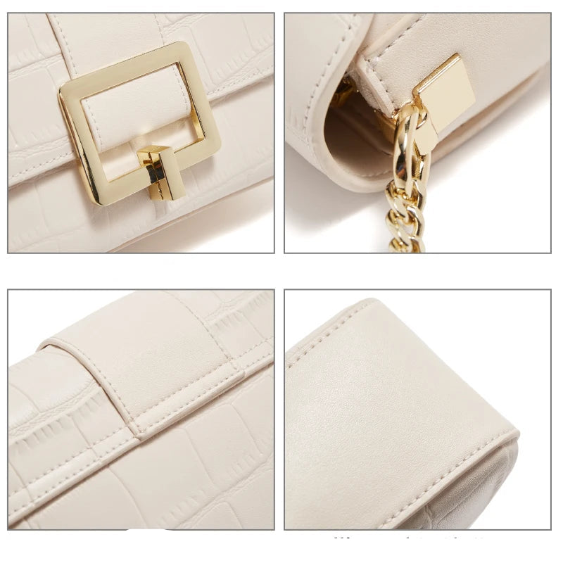 ZAFFIORA | Bolsa Feminina FOXER em Couro Legítimo – Design Exclusivo, Estilo Sofisticado