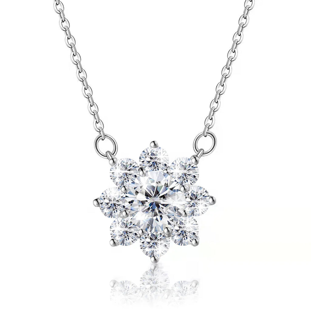 Colar ZAFFIORA® Moissanite – Elegância Suprema em Prata 925 com Pedra Certificada GRA