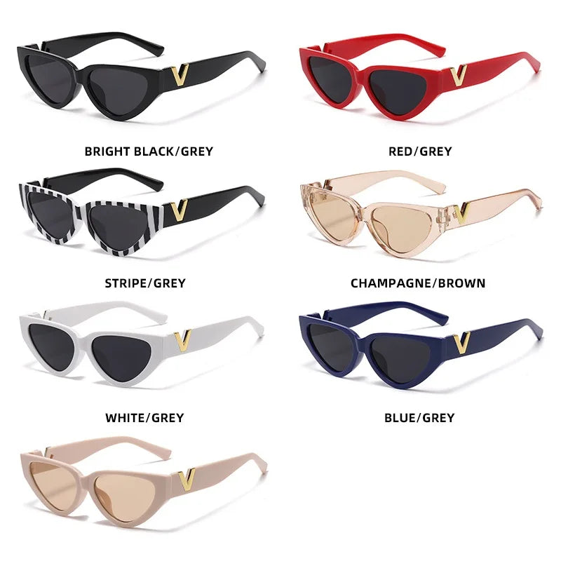 Óculos de Sol Feminino ZAFFIORA – Estilo Moderno com Lentes UV400 e Efeito Degradê Elegante