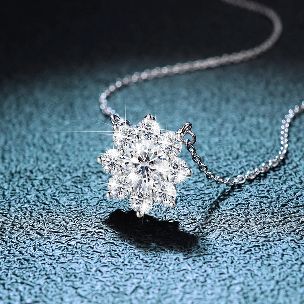 Colar ZAFFIORA® Moissanite – Elegância Suprema em Prata 925 com Pedra Certificada GRA