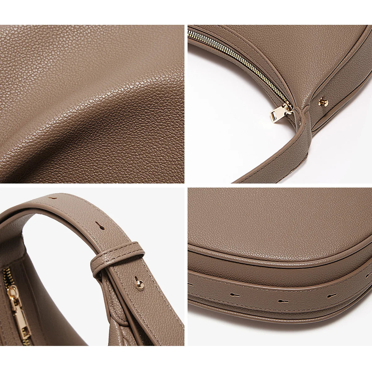 Bolsa de Ombro FOXER 901155F por ZAFFIORA | Sofisticação Casual com Conforto e Leveza