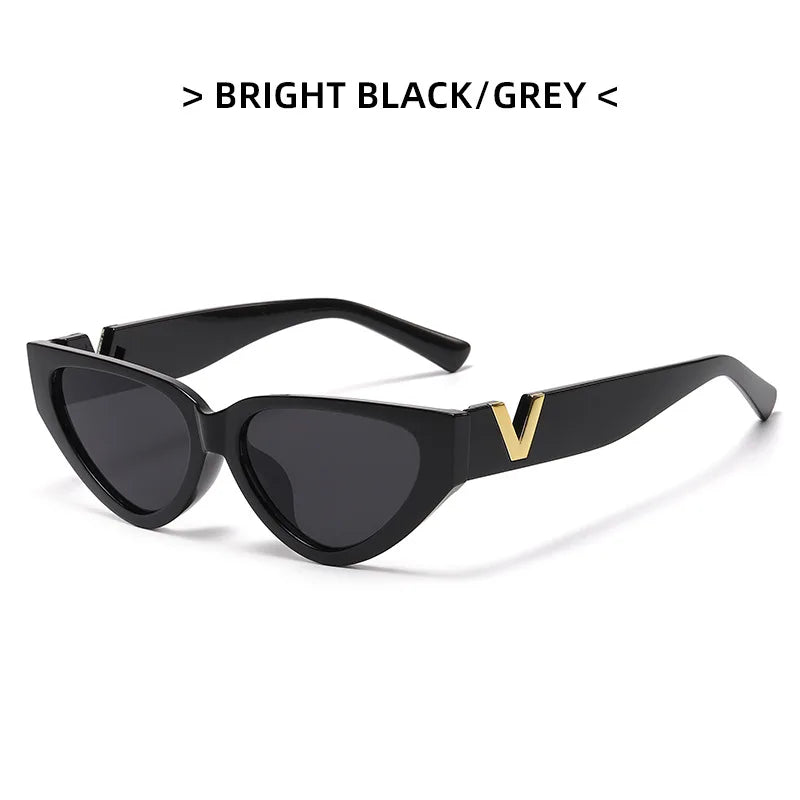 Óculos de Sol Feminino ZAFFIORA – Estilo Moderno com Lentes UV400 e Efeito Degradê Elegante