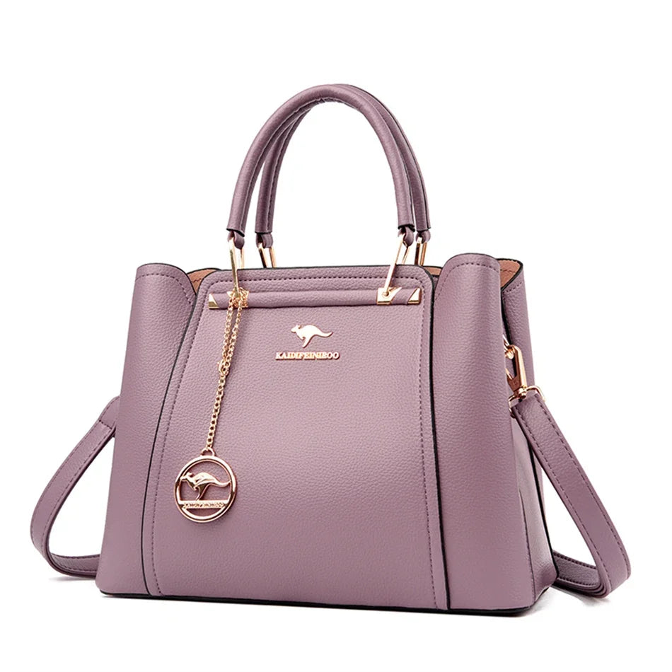 ZAFFIORA Bolsa VANDERWAH em Couro Split – Sofisticação Atemporal em Cada Detalhe