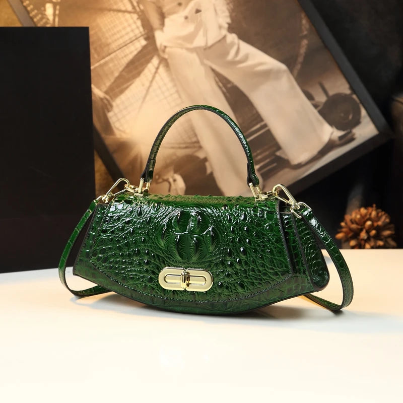ZAFFIORA Bolsa BJYL Saddle em Couro Legítimo – Elegância Estruturada com Estilo Atemporal