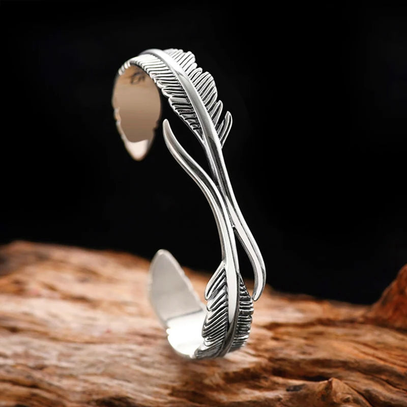 Pulseira Unissex PANJBJ em Prata Ajustável 20g – Design de Elos Clássicos, Leve e Sofisticada – ZAFFIORA