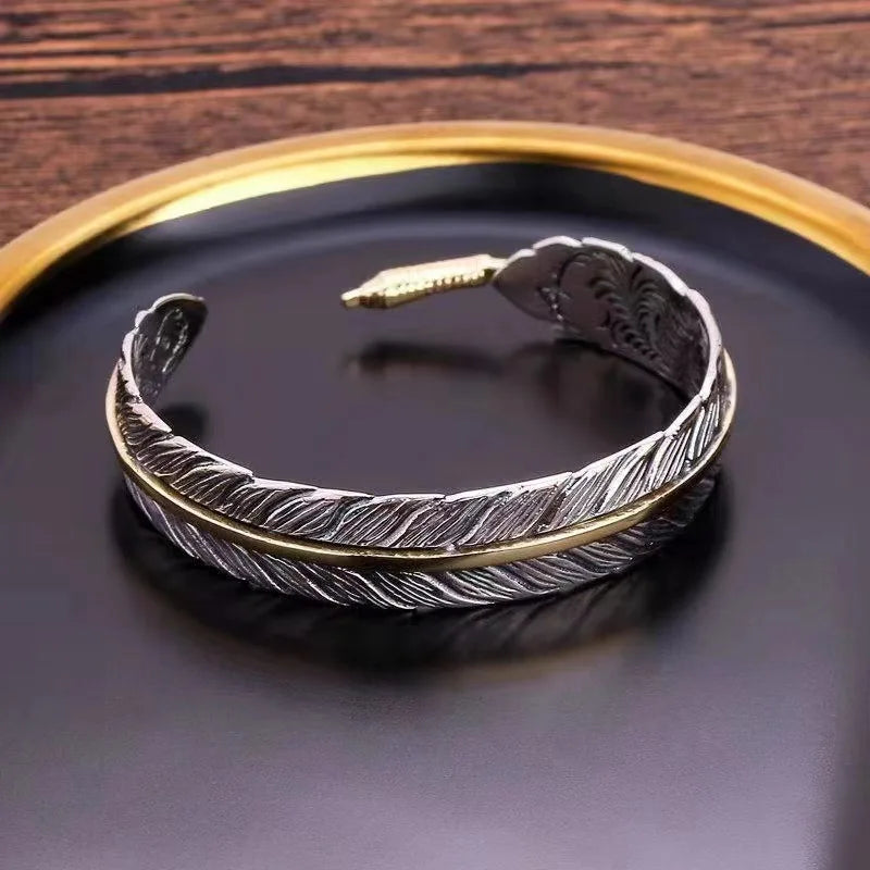 Pulseira Unissex PANJBJ em Prata Ajustável 20g – Design de Elos Clássicos, Leve e Sofisticada – ZAFFIORA