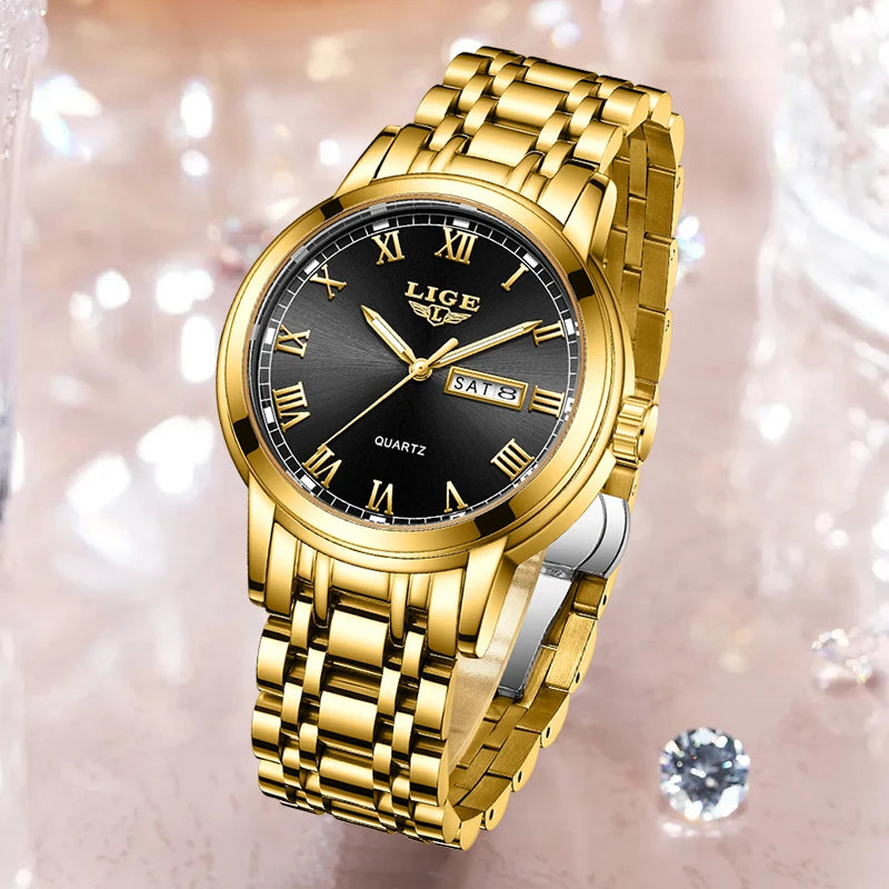 Relógio Feminino LIGE by ZAFFIORA — Alta Precisão e Estilo Refinado