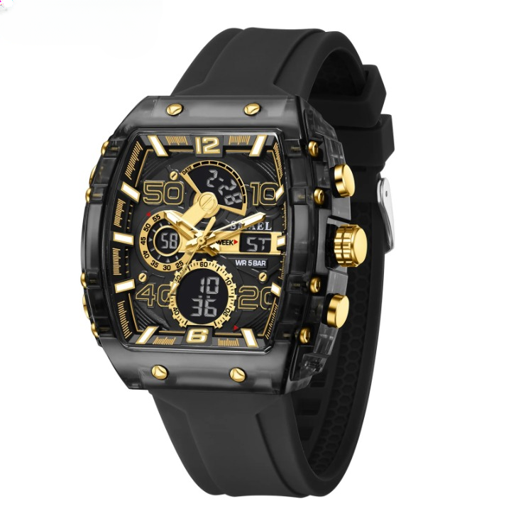 Relógio Masculino ZAFFIORA SMAEL 8109 – Sofisticação Esportiva para Homens que Valorizam Funcionalidade e Estilo