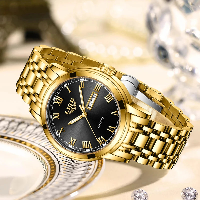 Relógio Feminino LIGE by ZAFFIORA — Alta Precisão e Estilo Refinado