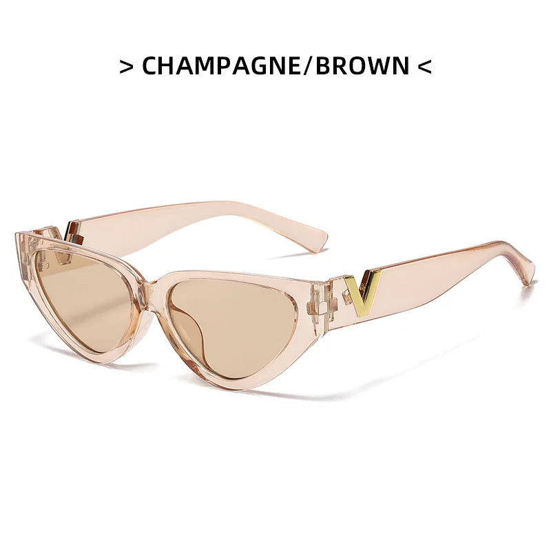 Óculos de Sol Feminino ZAFFIORA – Estilo Moderno com Lentes UV400 e Efeito Degradê Elegante