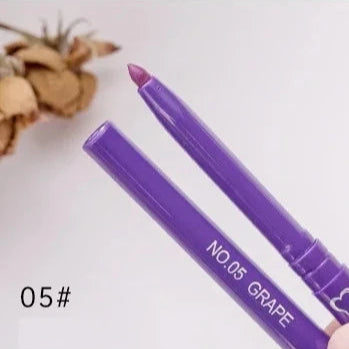 Lápis Delineador Eyeliner ZAFFIORA – 5 Cores, À Prova d’Água e Longa Duração