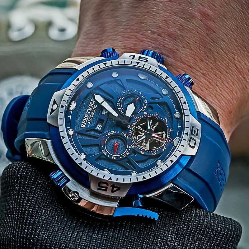 Reef Tiger RGA3532 by ZAFFIORA | Precisão, Estilo e Potência em um Só Relógio
