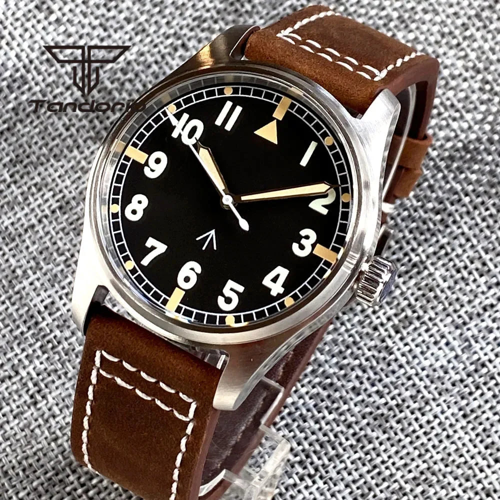 ZAFFIORA Tandorio 39mm – Relógio Automático Masculino com Movimento NH35A e Design Clássico