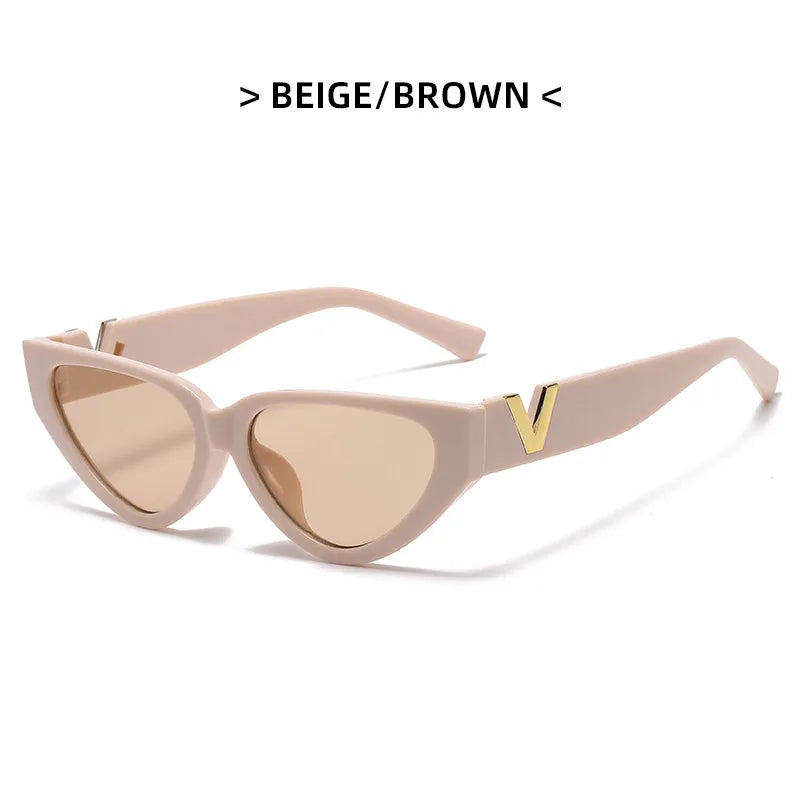 Óculos de Sol Feminino ZAFFIORA – Estilo Moderno com Lentes UV400 e Efeito Degradê Elegante