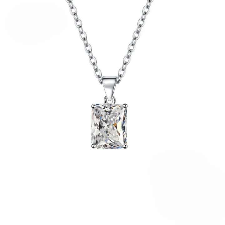 ZAFFIORA Pingente em Prata 925 com Zircônia Cúbica – Acessório Versátil e Elegante
