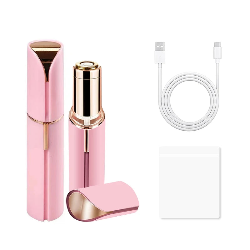 LANBENA Mini Depilador de Sobrancelha e Rosto – Design Discreto, Recarregável e Praticidade ZAFFIORA