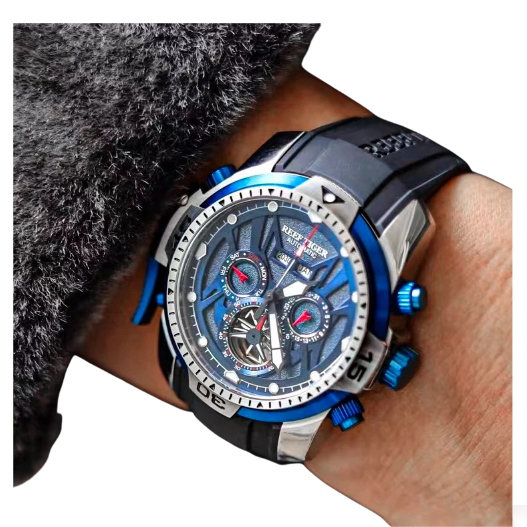 Reef Tiger RGA3532 by ZAFFIORA | Precisão, Estilo e Potência em um Só Relógio