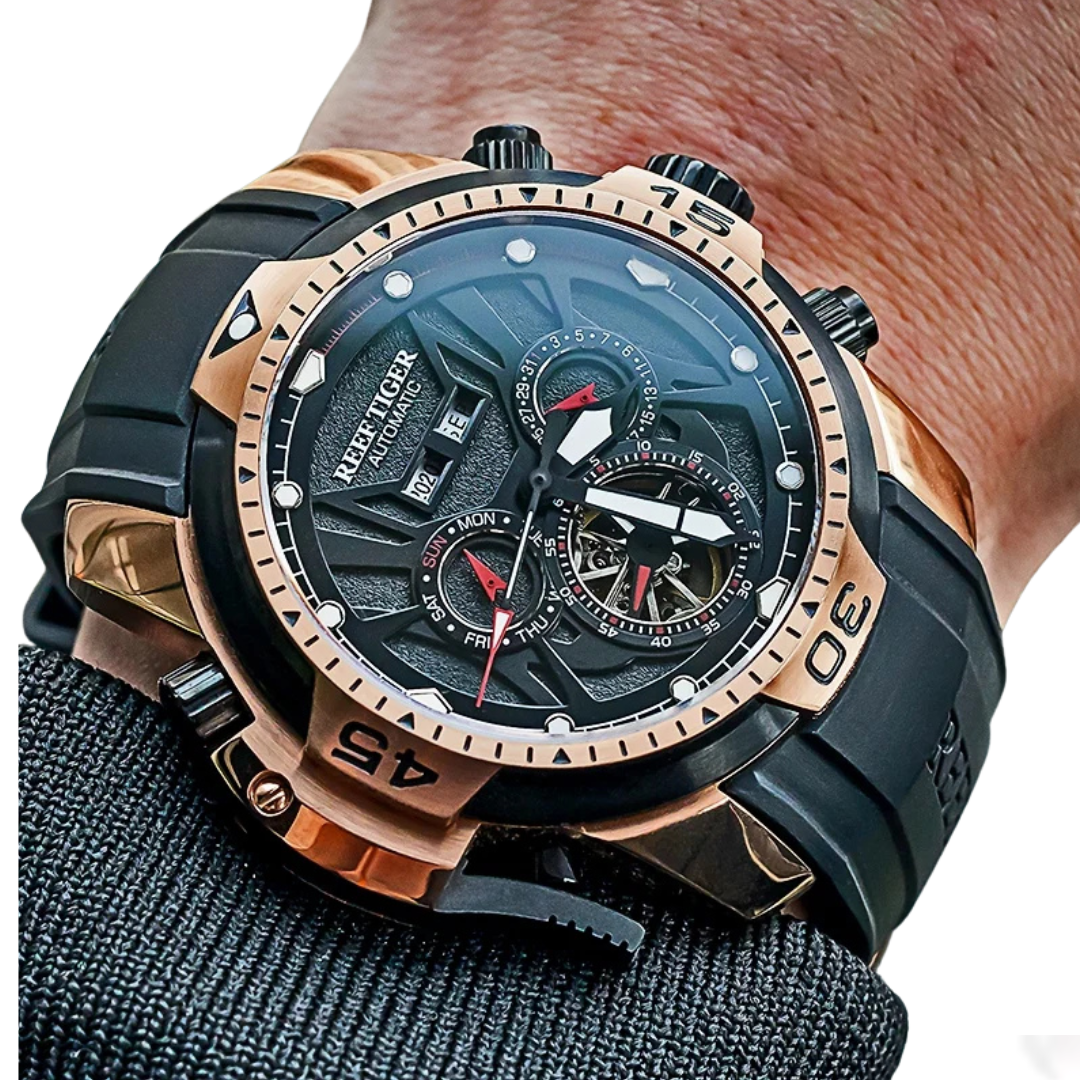 Reef Tiger RGA3532 by ZAFFIORA | Precisão, Estilo e Potência em um Só Relógio